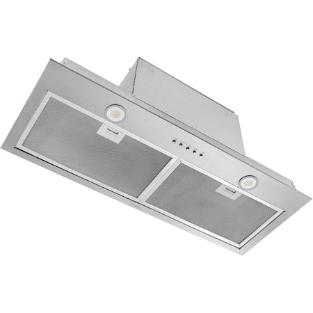 Broan-Nutone 30-in. Insert Range Hood with 350 CFM Max Blower and LED Lighting BBN2303SS